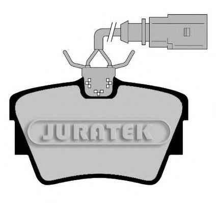 JURATEK JCP1482 Тормозные колодки JURATEK для SEAT