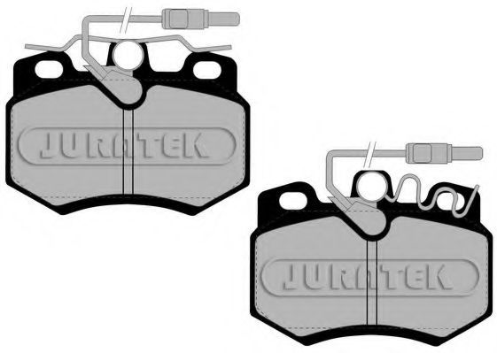 JURATEK JCP434 Тормозные колодки JURATEK для CITROEN