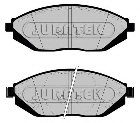 JURATEK JCP8046 Тормозные колодки JURATEK для CHEVROLET