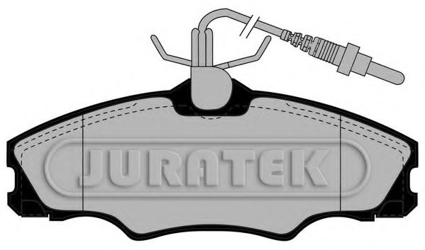 JURATEK JCP1062 Тормозные колодки JURATEK для PEUGEOT