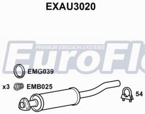 EuroFlo EXAU3020 Глушитель выхлопных газов EUROFLO 