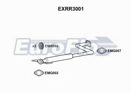 EuroFlo EXRR3001 Глушитель выхлопных газов EUROFLO для ROVER
