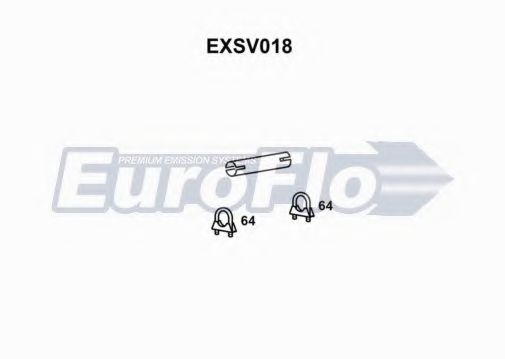 EuroFlo EXSV018 Хомуты глушителя EUROFLO 