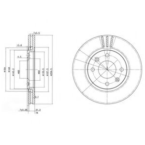 Dr!ve+ DP1010110709 Тормозные диски DR!VE+ 