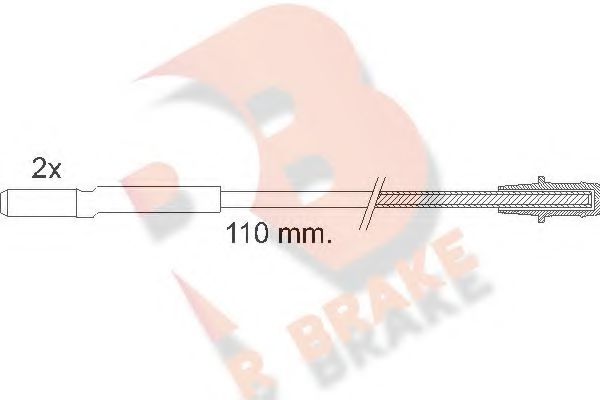 R BRAKE 610016RB Скоба тормозного суппорта R BRAKE 