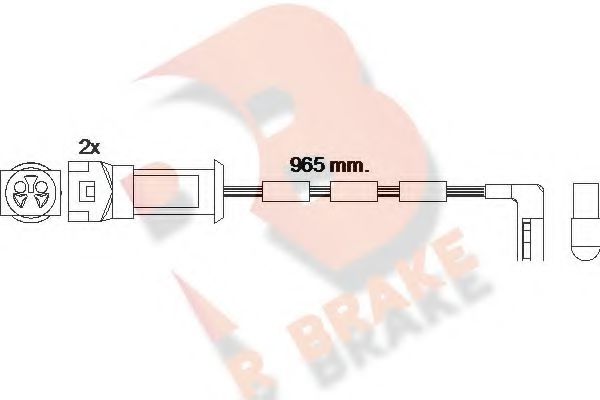 R BRAKE 610068RB Тормозные колодки R BRAKE для OPEL