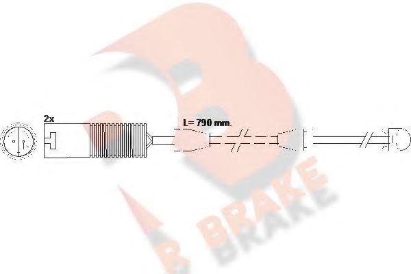 R BRAKE 610242RB Тормозные колодки R BRAKE для BMW