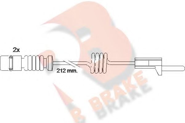 R BRAKE 610259RB Тормозные колодки R BRAKE для MERCEDES-BENZ
