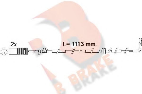 R BRAKE 610299RB Датчик износа тормозных колодок R BRAKE 