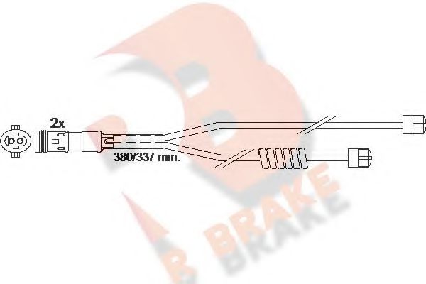 R BRAKE 610303RB Датчик износа тормозных колодок R BRAKE 