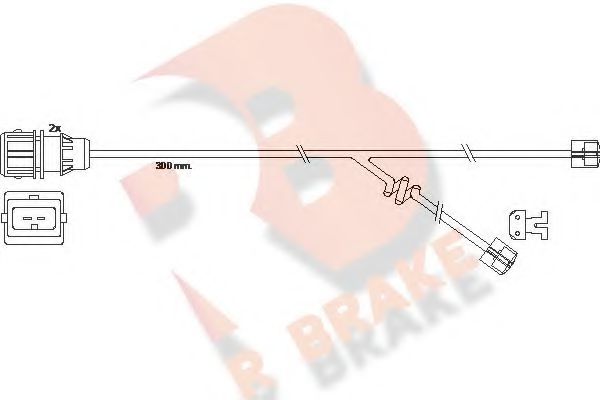 R BRAKE 610304RB Тормозные колодки R BRAKE для RENAULT TRUCKS