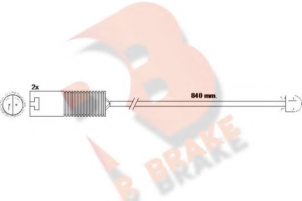 R BRAKE 610426RB Скоба тормозного суппорта R BRAKE для BMW