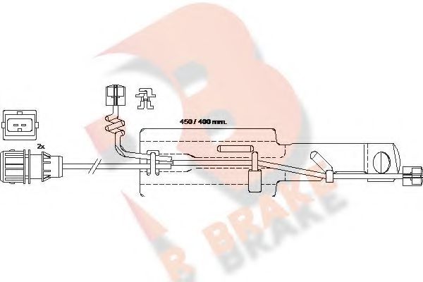 R BRAKE 610430RB Скобы тормозных колодок R BRAKE для RENAULT TRUCKS