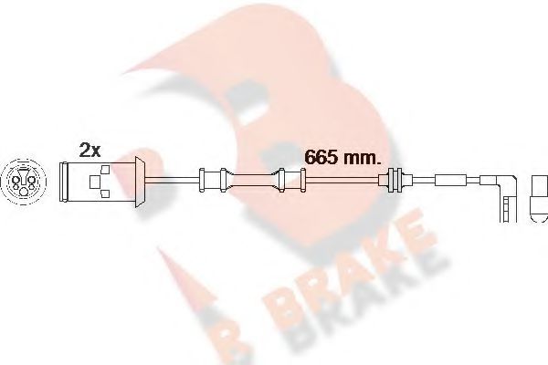 R BRAKE 610451RB Тормозные колодки R BRAKE для OPEL