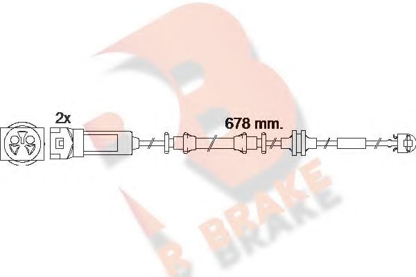 R BRAKE 610452RB Тормозные колодки R BRAKE для OPEL
