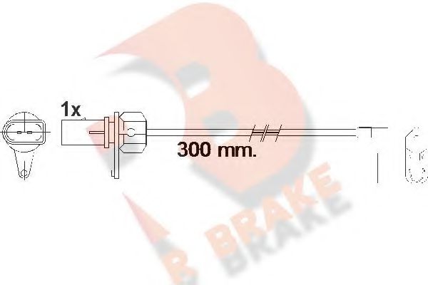 R BRAKE 610459RB Тормозные колодки R BRAKE для AUDI