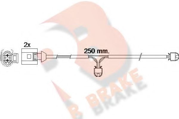 R BRAKE 610477RB Тормозные колодки R BRAKE для AUDI