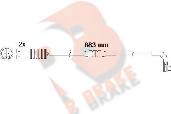 R BRAKE 610480RB Тормозные колодки R BRAKE для BMW
