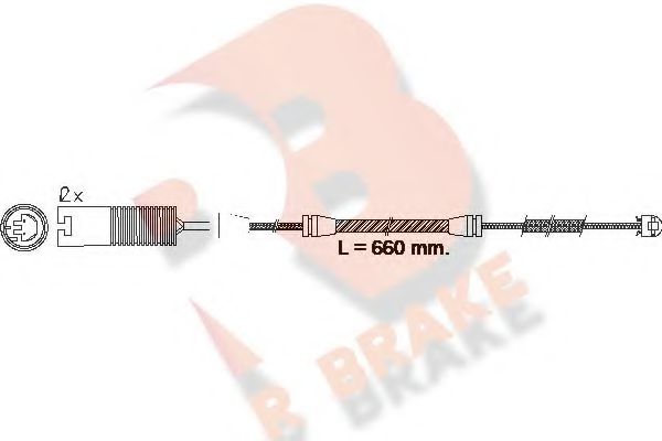 R BRAKE 610497RB Тормозные колодки R BRAKE для BMW