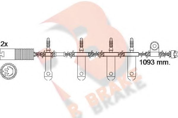 R BRAKE 610501RB Тормозные колодки R BRAKE 