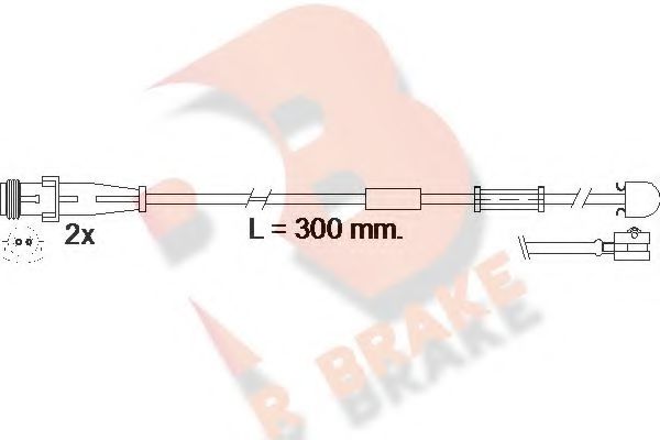 R BRAKE 610504RB Тормозные колодки R BRAKE для CHEVROLET