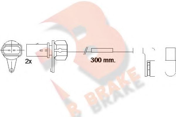 R BRAKE 610507RB Тормозные колодки R BRAKE 