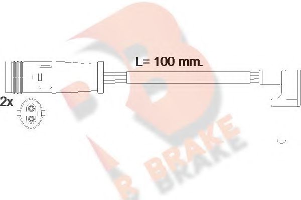 R BRAKE 610548RB Тормозные колодки R BRAKE для MERCEDES-BENZ