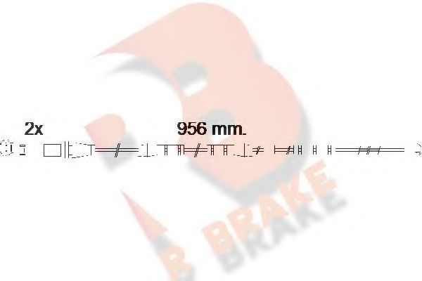 R BRAKE 610556RB Тормозные колодки R BRAKE для BMW