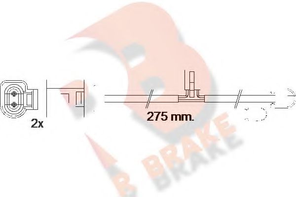 R BRAKE 610565RB Тормозные колодки R BRAKE для AUDI