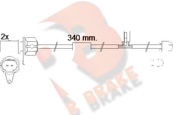 R BRAKE 610566RB Тормозные колодки R BRAKE для AUDI A8