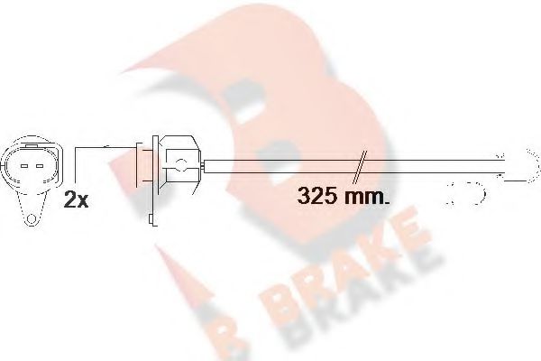 R BRAKE 610573RB Тормозные колодки R BRAKE для AUDI