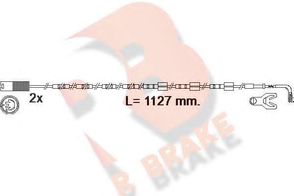 R BRAKE 610605RB Тормозные колодки R BRAKE 