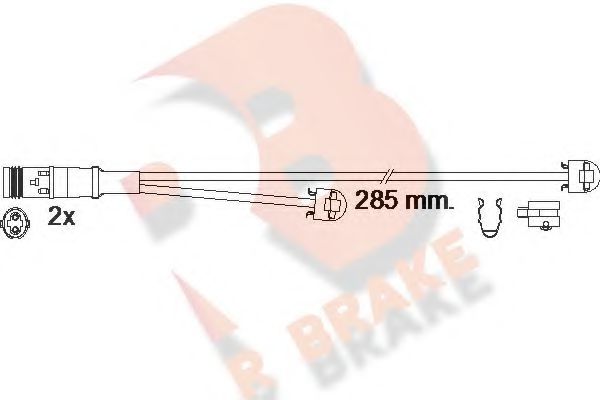 R BRAKE 610614RB Тормозные колодки R BRAKE для MERCEDES-BENZ
