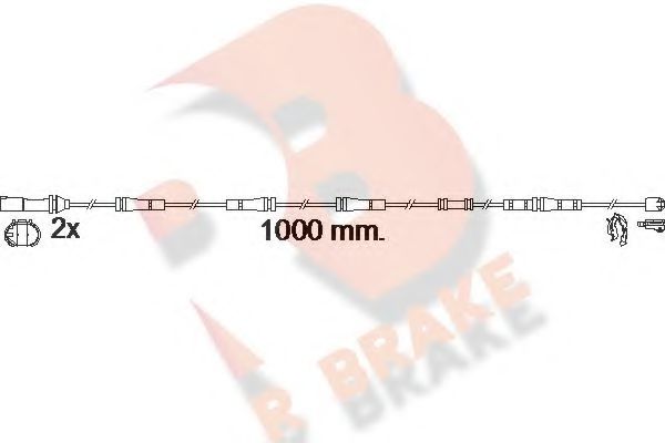 R BRAKE 610617RB Тормозные колодки R BRAKE для BMW