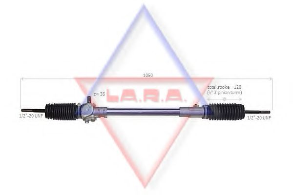 LA.R.A. 140002 Насос гидроусилителя руля LA. R. A. 