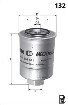 LUCAS FILTERS LFDS188 Топливный фильтр для KIA BONGO