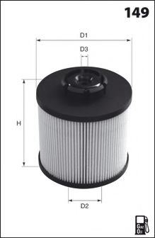 LUCAS FILTERS LFDE186 Топливный фильтр для CHEVROLET ORLANDO