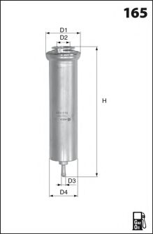 LUCAS FILTERS LFDF127 Топливный фильтр для MINI