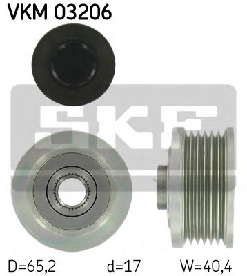 SKF VKM03206 Муфта генератора SKF для OPEL