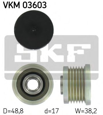 SKF VKM03603 Муфта генератора SKF для OPEL