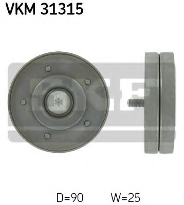 SKF VKM31315 Ролик ремня генератора для SEAT