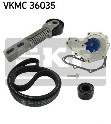 SKF VKMC36035 Шкив коленвала SKF для RENAULT