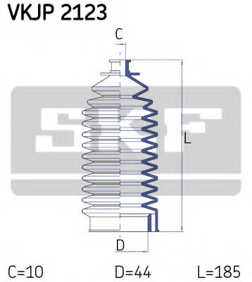 SKF VKJP2123 Пыльник рулевой рейки для VOLVO 940 2 универсал (945)