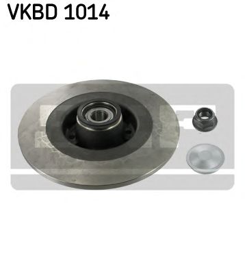 SKF VKBD1014 Тормозные диски SKF для RENAULT