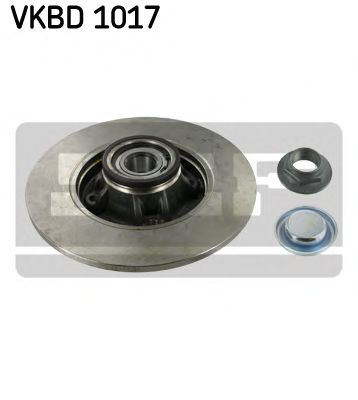 SKF VKBD1017 Тормозные диски SKF для PEUGEOT