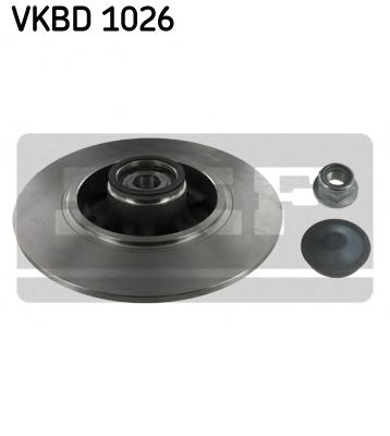 SKF VKBD1026 Тормозные диски SKF для RENAULT