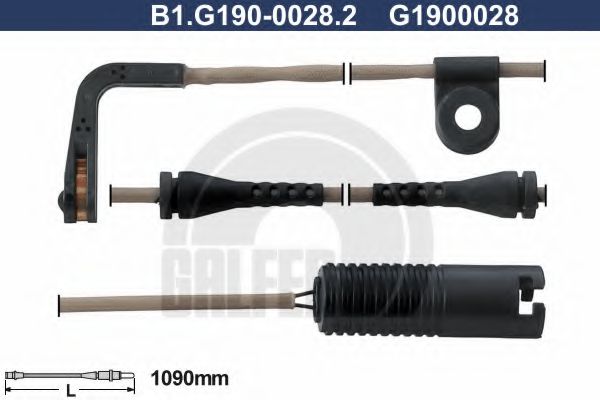 GALFER B1G19000282 Скоба тормозного суппорта GALFER для BMW