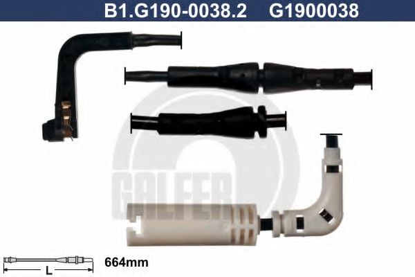 GALFER B1G19000382 Скоба тормозного суппорта GALFER для BMW