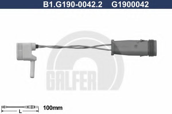 GALFER B1G19000422 Скоба тормозного суппорта GALFER 