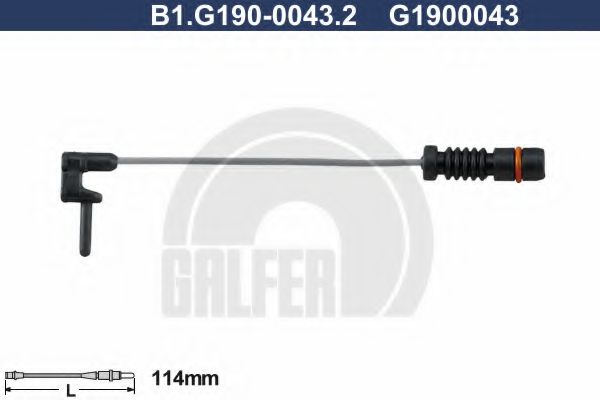 GALFER B1G19000432 Скоба тормозного суппорта GALFER 